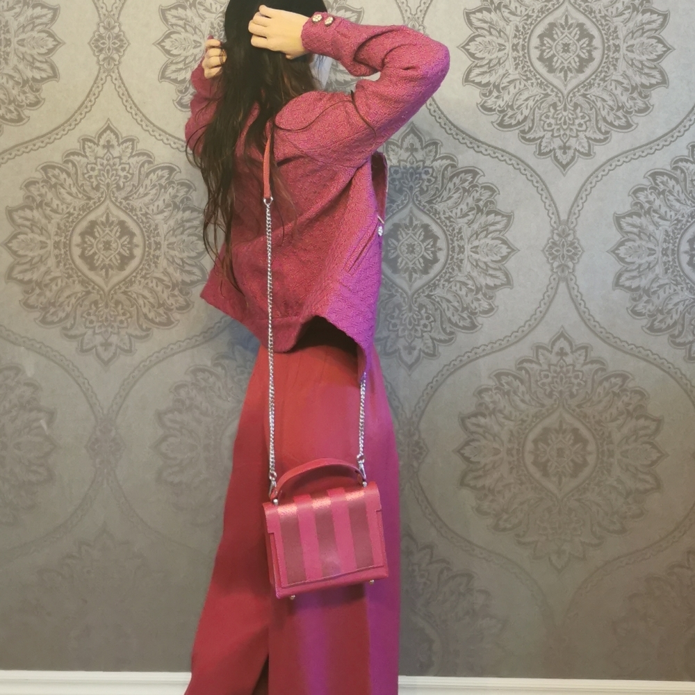 Made in Italy leather shoulder bag